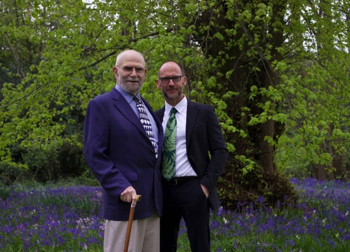 Oliver Sacks with his partner Bill Hayes